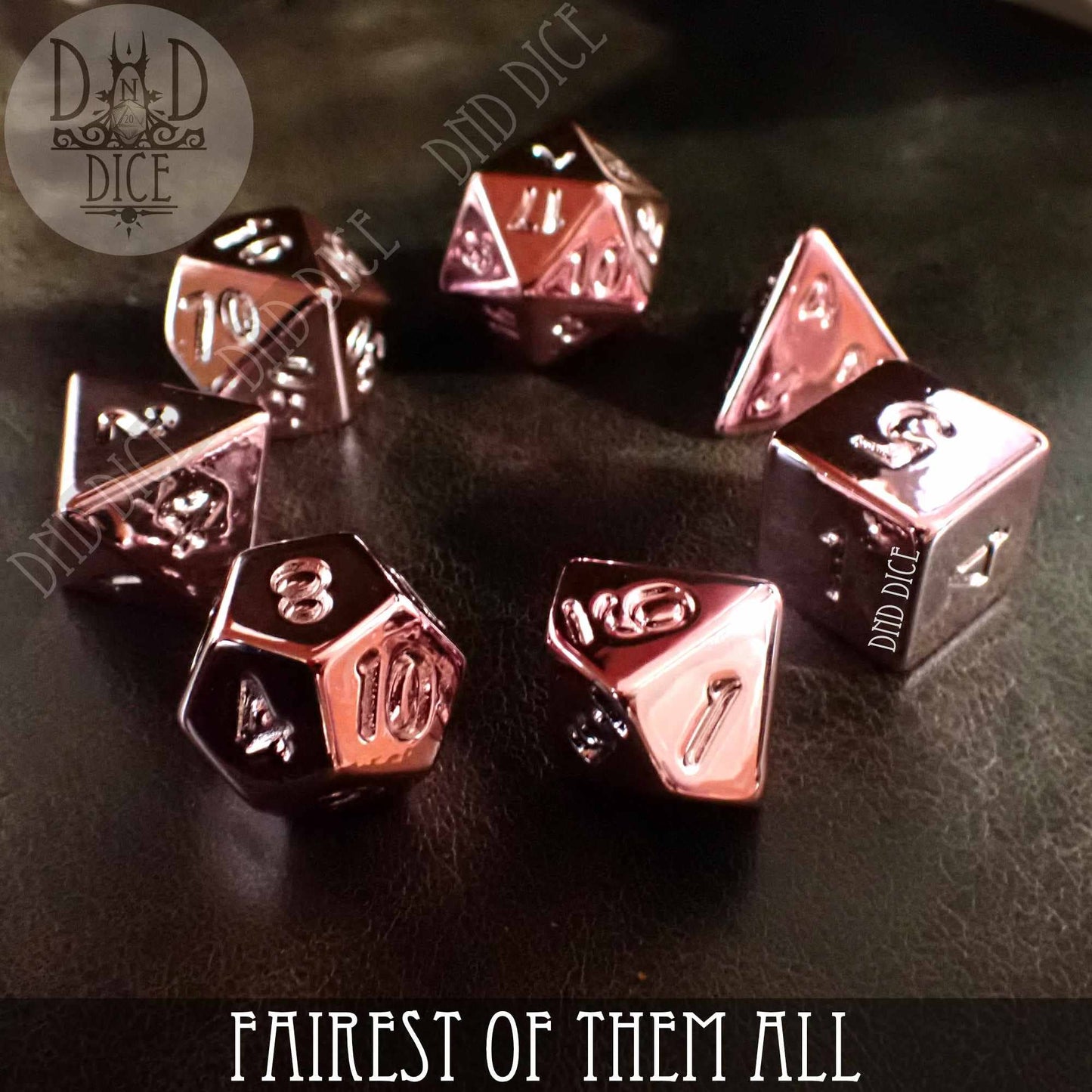 Dice Set - Fairest of Them All - 7 Acrylic Dice