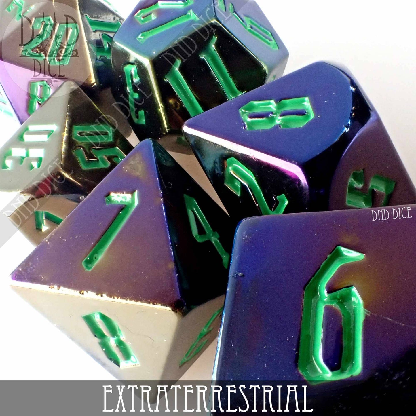 Dice Set - Extraterrestrial - 7 Resin Dice