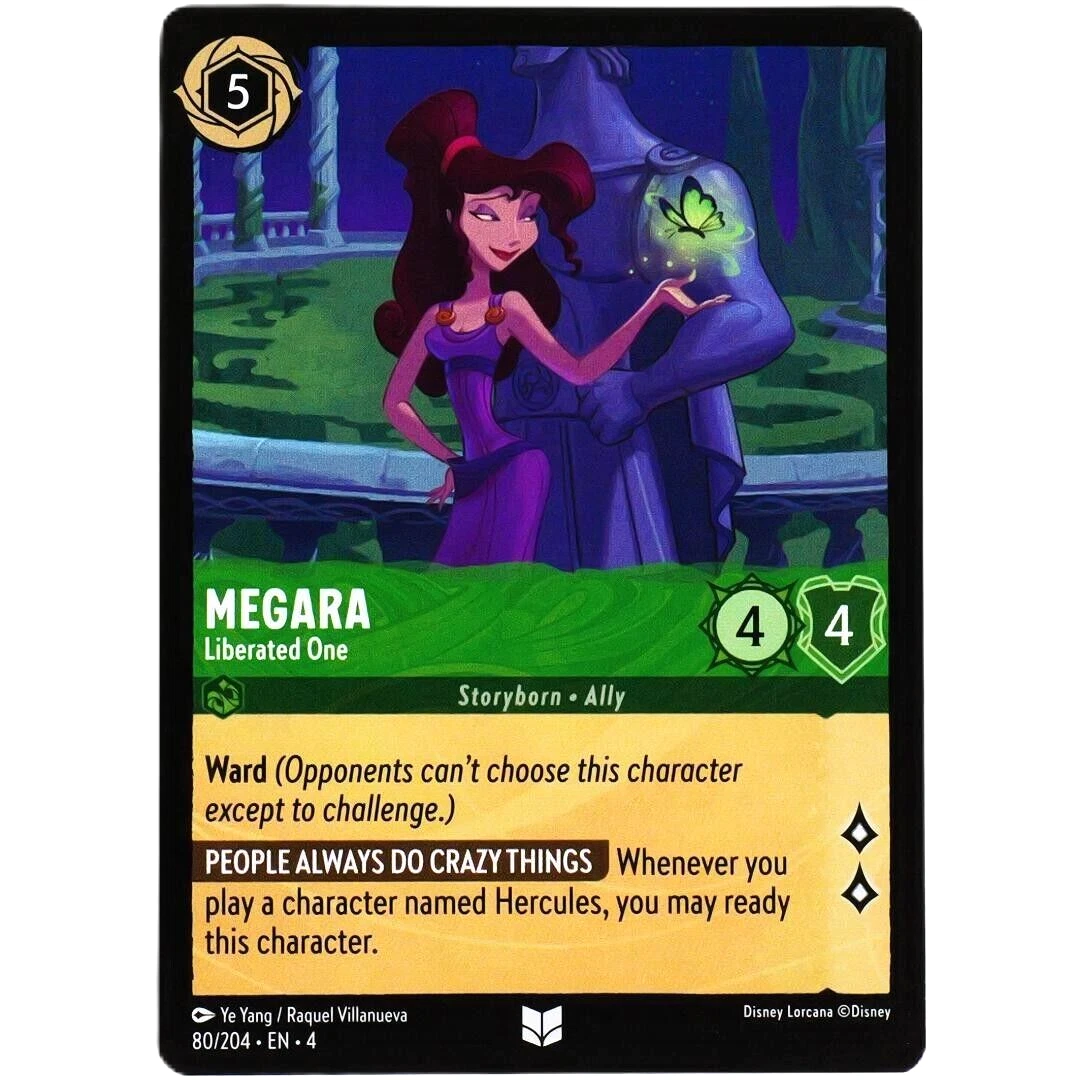 Megara Liberated One - Uncommon - Disney Lorcana TCG Ursula's Return #80/204
