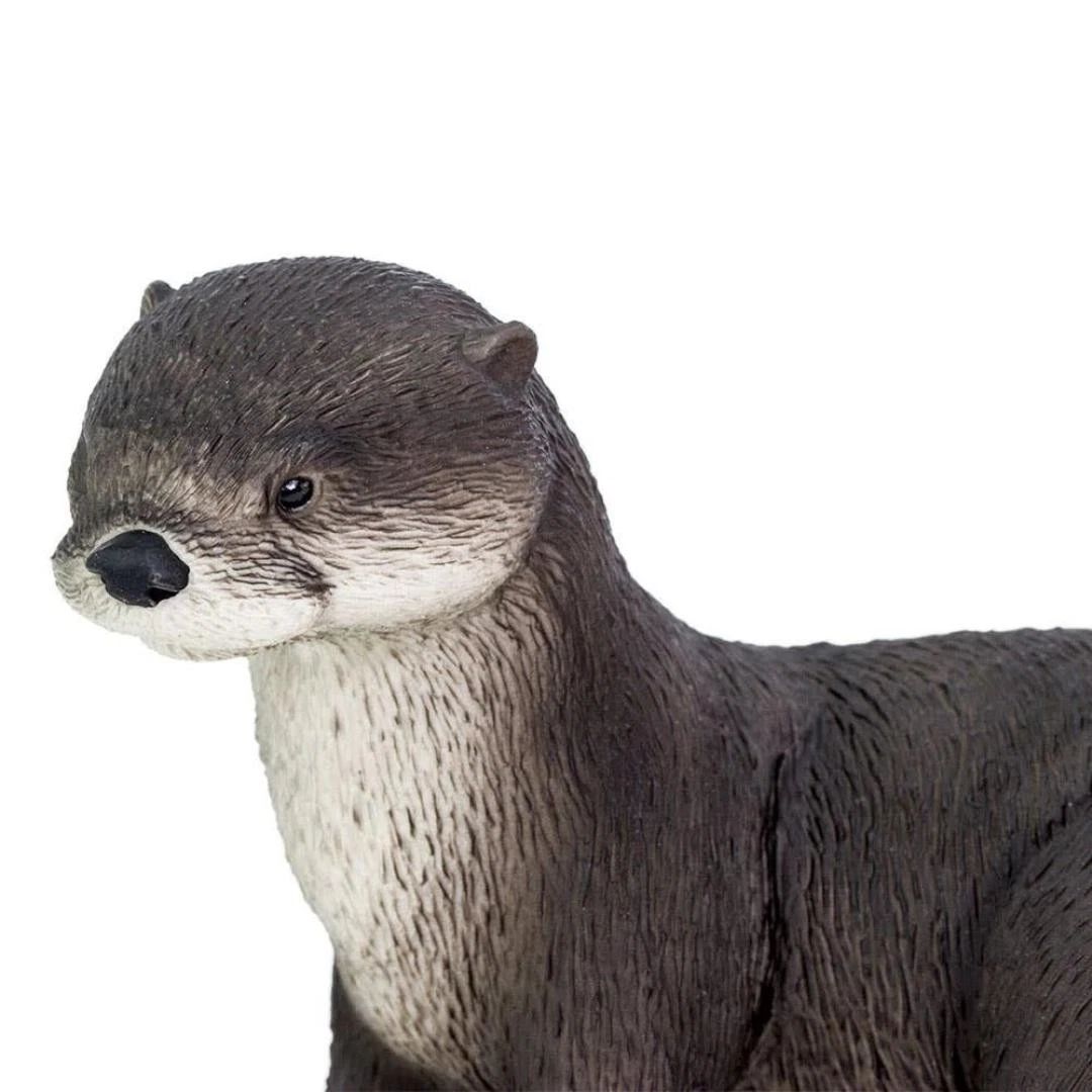 River Otter Figurine - Hand Painted Collectible Wild Animal Toy Figure - Safari Ltd