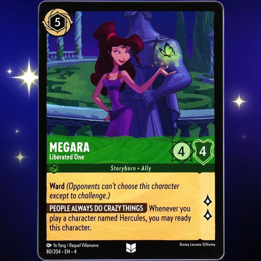 Megara Liberated One - Uncommon - Disney Lorcana TCG Ursula's Return #80/204