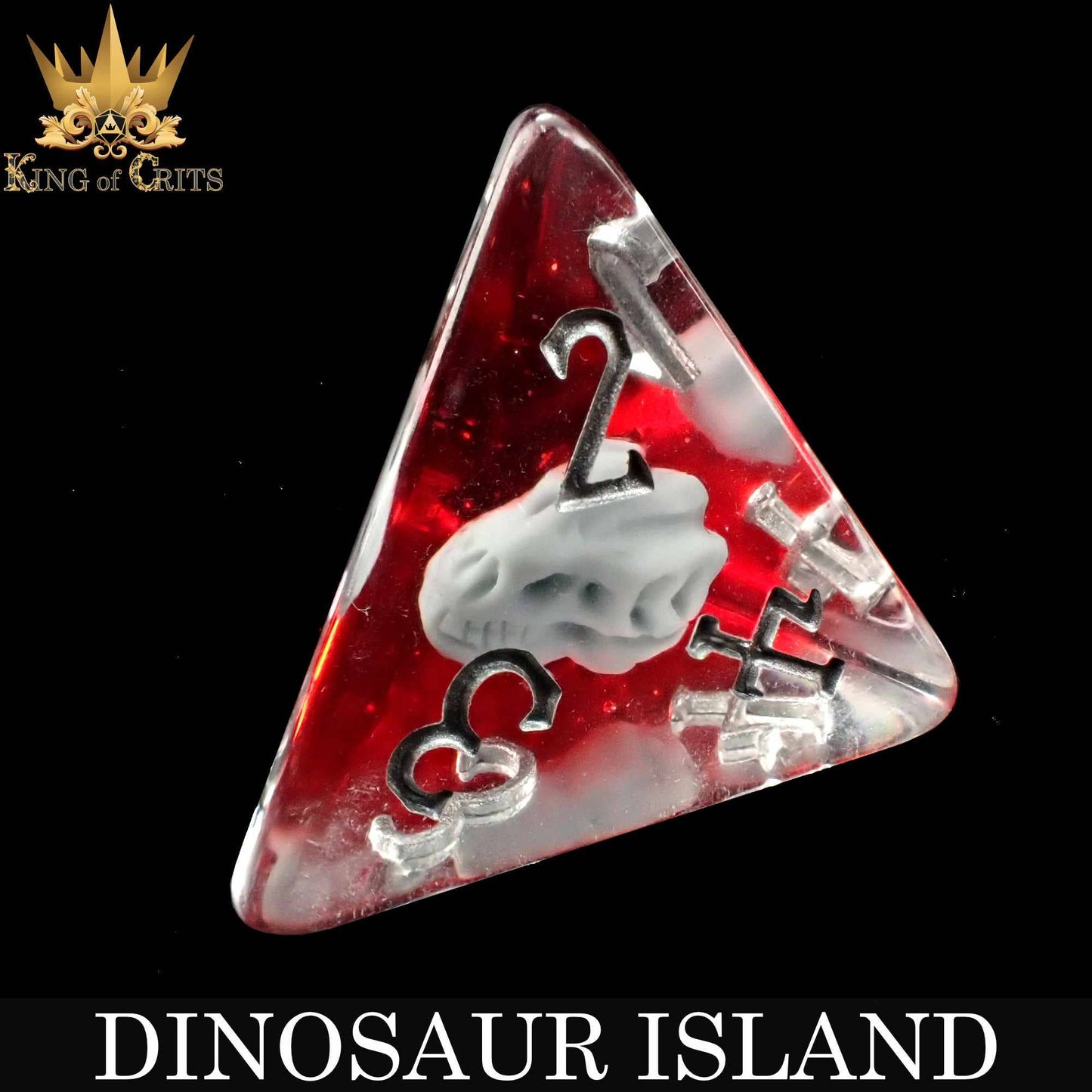 Dice Set - Dinosaur Island - 11 Resin Dice