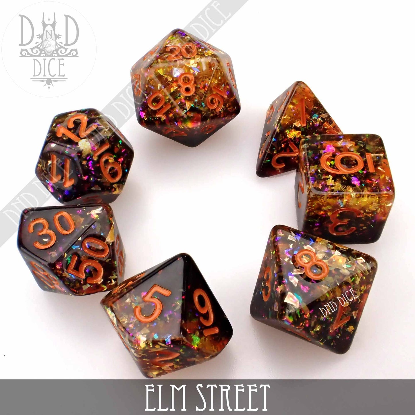 Dice Set - Elm Street - 7 Resin Dice