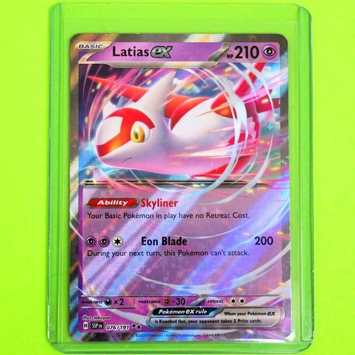 Latias Ex - Double Rare - Pokemon TCG Surging Sparks #076/191