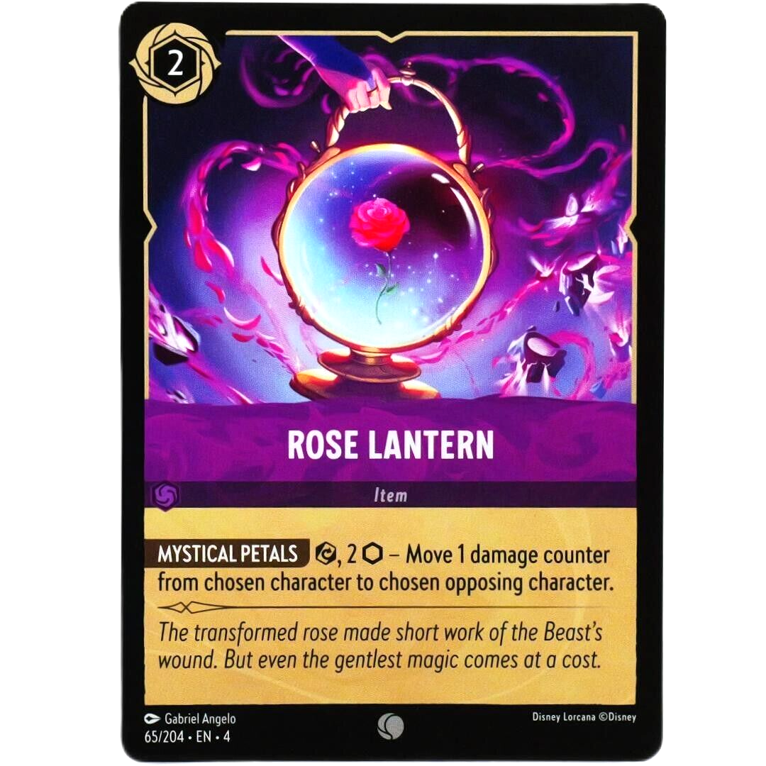 Rose Lantern Item Card - Common - Disney Lorcana TCG Ursula's Return #65/204