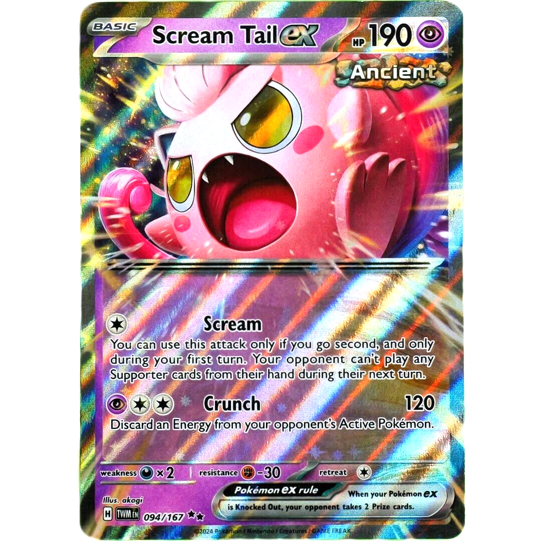 Scream Tail EX - Double Rare - Pokemon TCG S & V Twilight Masquerade #094/167