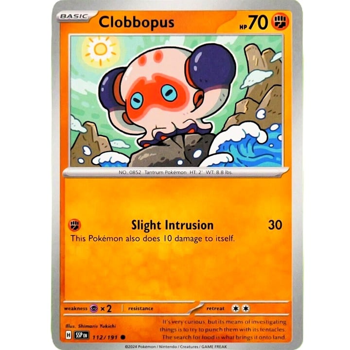 Clobbopus - Common - Pokemon TCG Surging Sparks #112/191