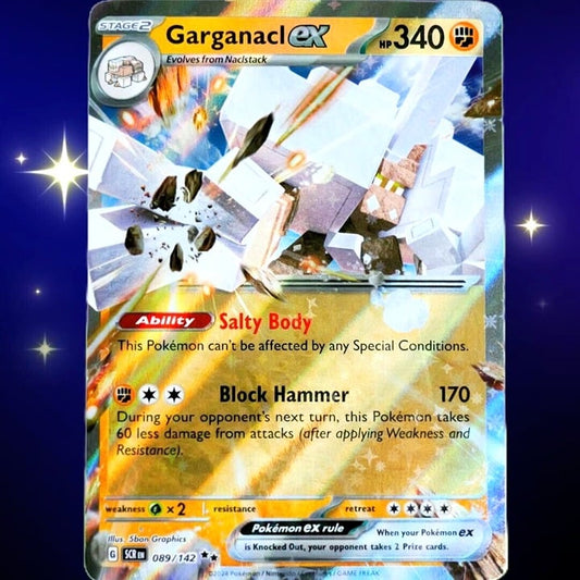 Garganacl EX - Double Rare Holo - Pokemon TCG Stellar Crown #089/142