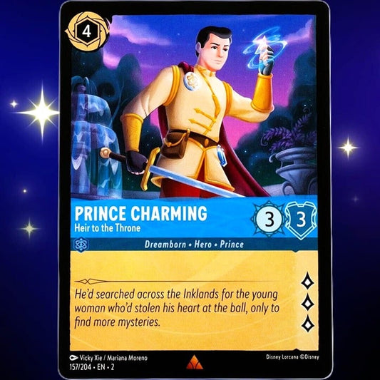 Prince Charming Heir to the Throne - Rare - Lorcana TCG Rise of the Floodborn #157/204