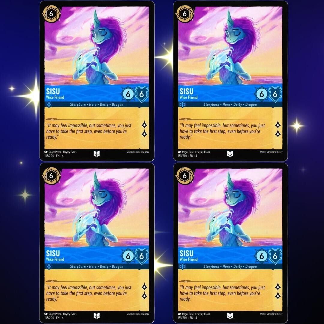 4x Sisu Wise Friend - Uncommon - Disney Lorcana TCG Ursula's Return #155/204