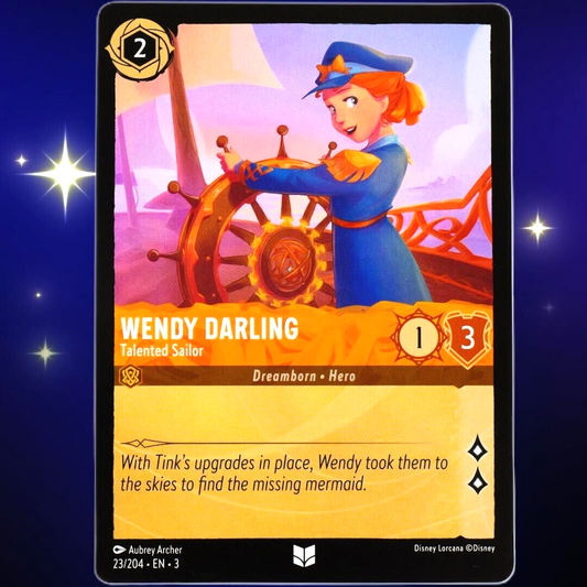 Wendy Darling Talented Sailor - Disney Lorcana TCG Into the Inklands #23/204