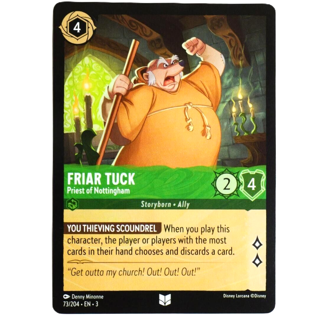 Friar Tuck Priest of Nottingham - Disney Lorcana TCG Into the Inklands #73/204