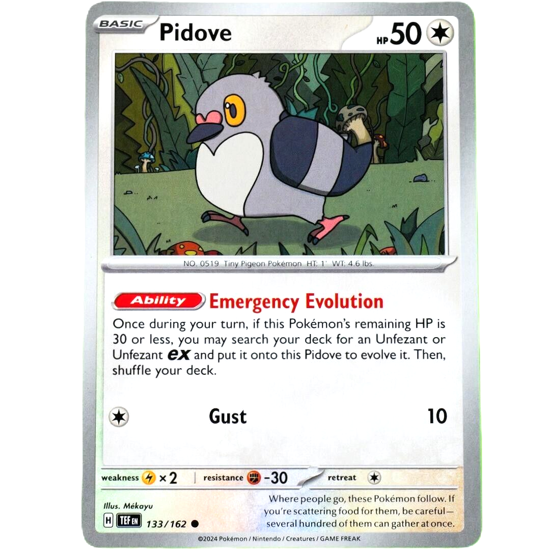 Pidove - Common - Pokemon TCG Scarlet & Violet Temporal Forces #133/162