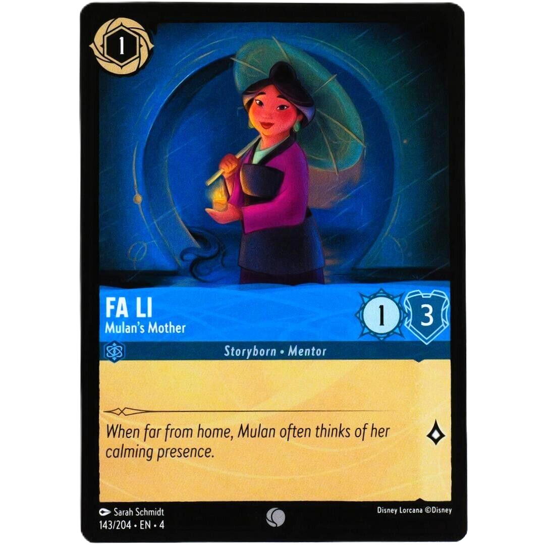 Fa Li Mulan's Mother - Common - Disney Lorcana TCG Ursula's Return #143/204