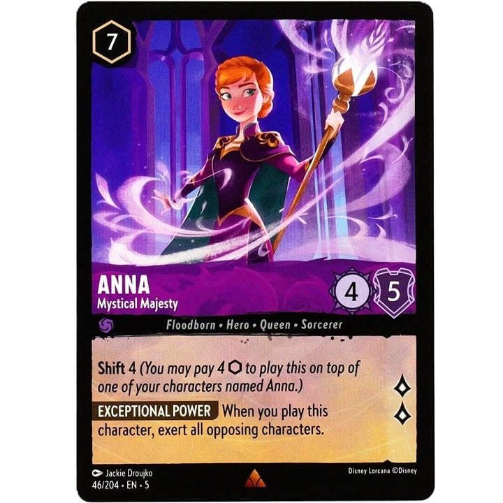 Anna Mystical Majesty - Rare - Disney Lorcana TCG Shimmering Skies #46/204