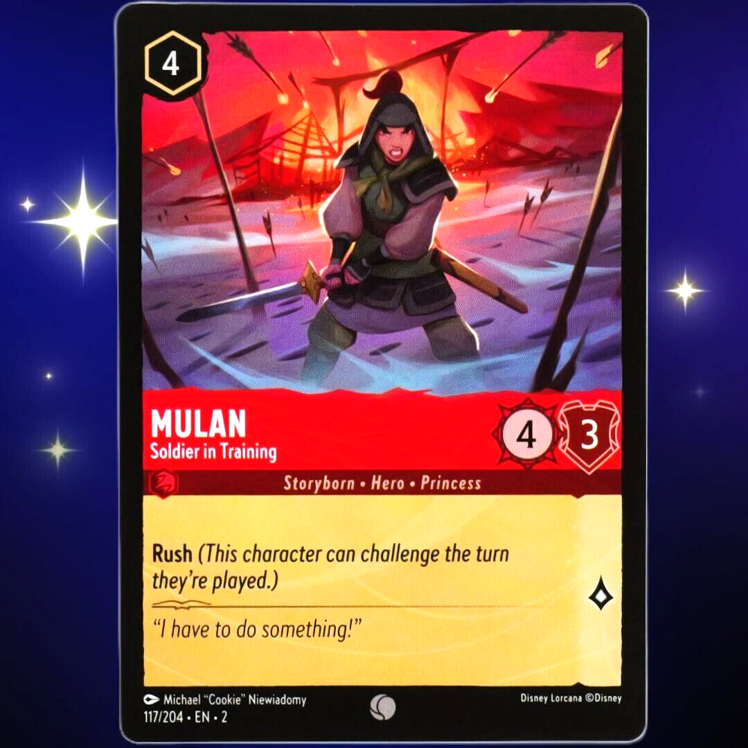 Mulan Soldier In Training - Disney Lorcana TCG Rise of the Floodborn #117/204