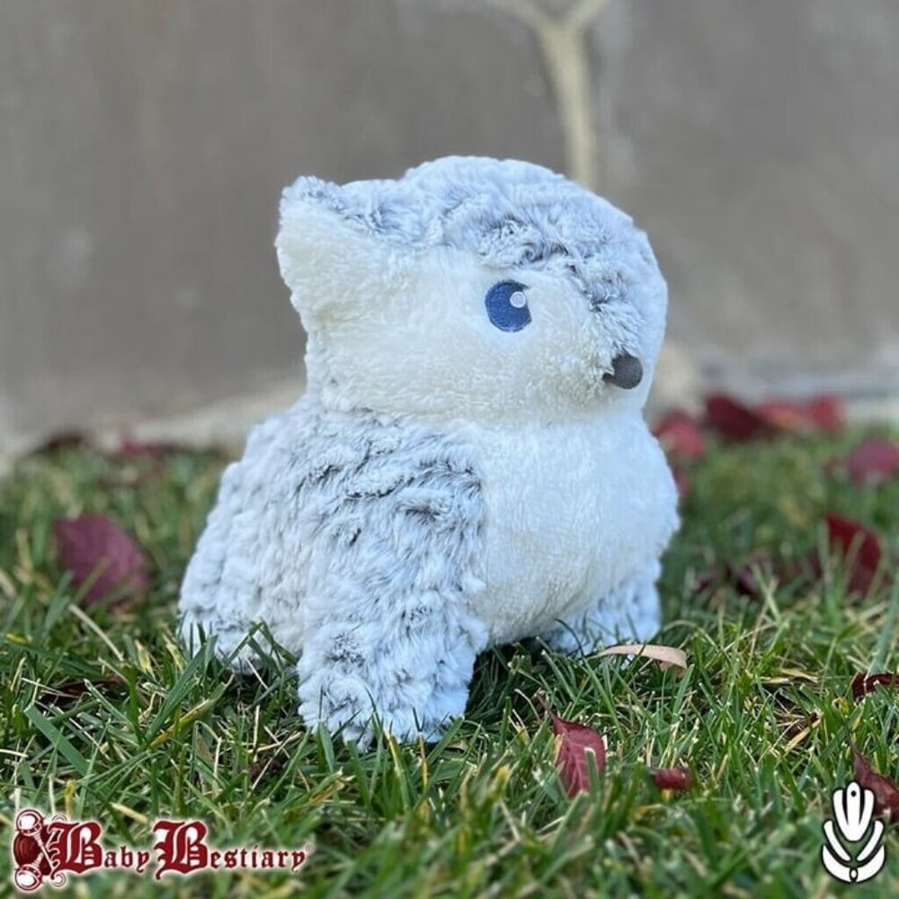 Owlbear Plush - Mythical Creature - Luxury Stuffed Animal - Snowy