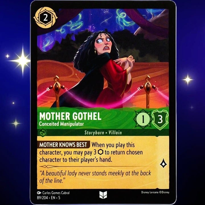 Mother Gothel Conceited Manipulator - Disney Lorcana Shimmering Skies #89/204