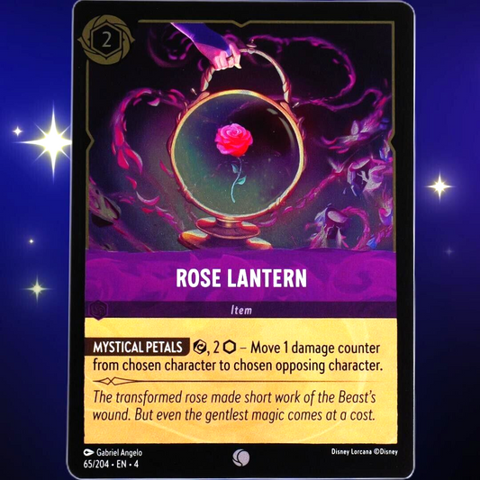 (Foil) Rose Lantern - Common - Disney Lorcana TCG Ursula's Return #65/204