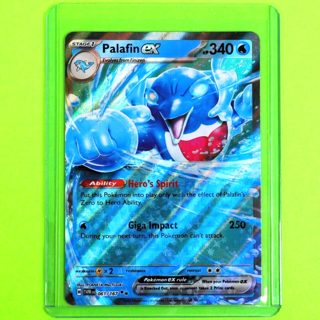 Palafin EX - Double Rare - Pokemon Scarlet & Violet Twilight Masquerade #061/167