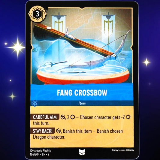 Fang Crossbow Item Card - Disney Lorcana TCG Rise of the Floodborn #166/204