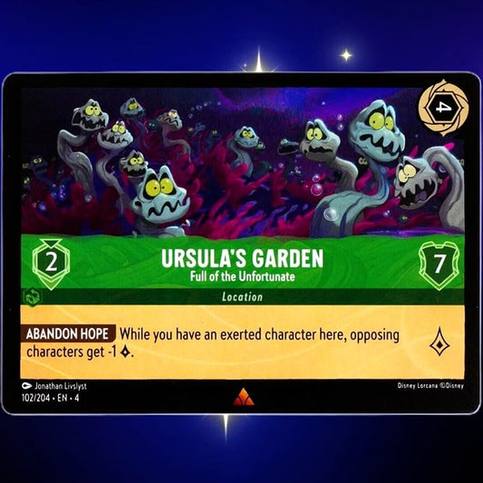Ursula's Garden Full of the Unfortunate - Lorcana TCG Ursula's Return #102/204
