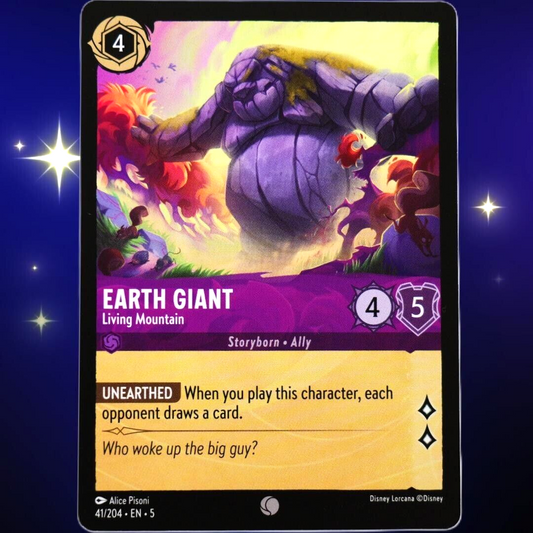 Earth Giant Living Mountain - Disney Lorcana TCG Shimmering Skies #41/204