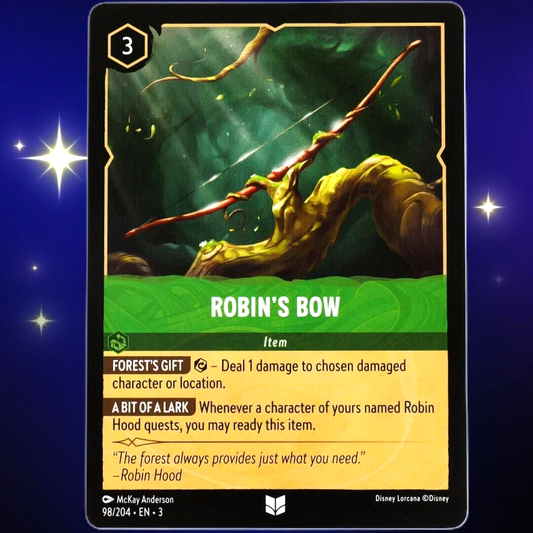 Robin's Bow - Uncommon - Disney Lorcana TCG Into the Inklands #98/204