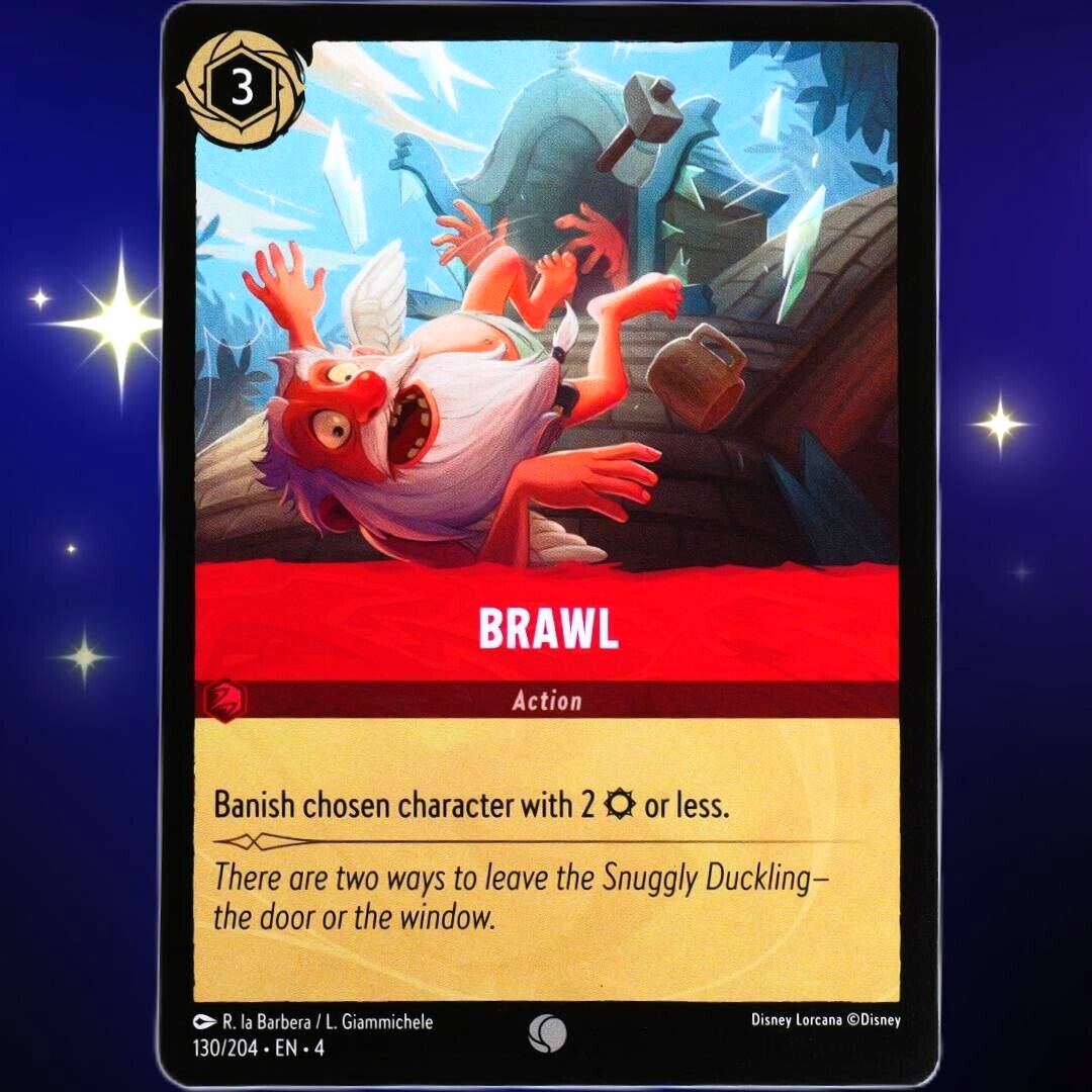 Brawl Action Card - Common - Disney Lorcana TCG Ursula's Return #130/204