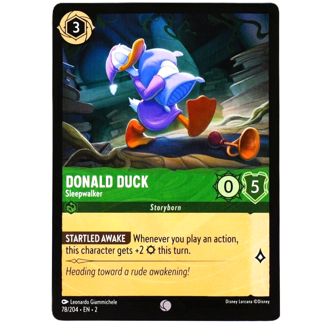 Donald Duck Sleepwalker - Common - Disney Lorcana Rise of the Floodborn #78/204