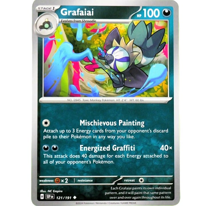 Grafaiai - Uncommon - Pokemon TCG Surging Sparks #121/191