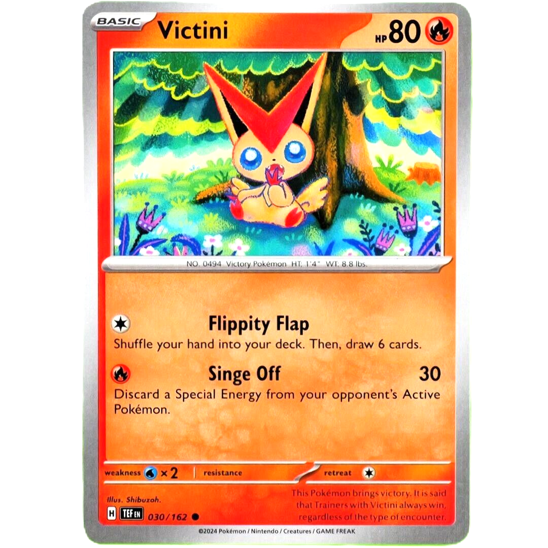 Victini - Common - Pokemon TCG Scarlet & Violet Temporal Forces #030/162