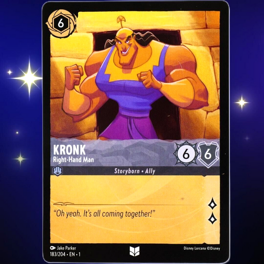 Kronk Right-Hand Man - Uncommon - Disney Lorcana TCG The First Chapter #183/204