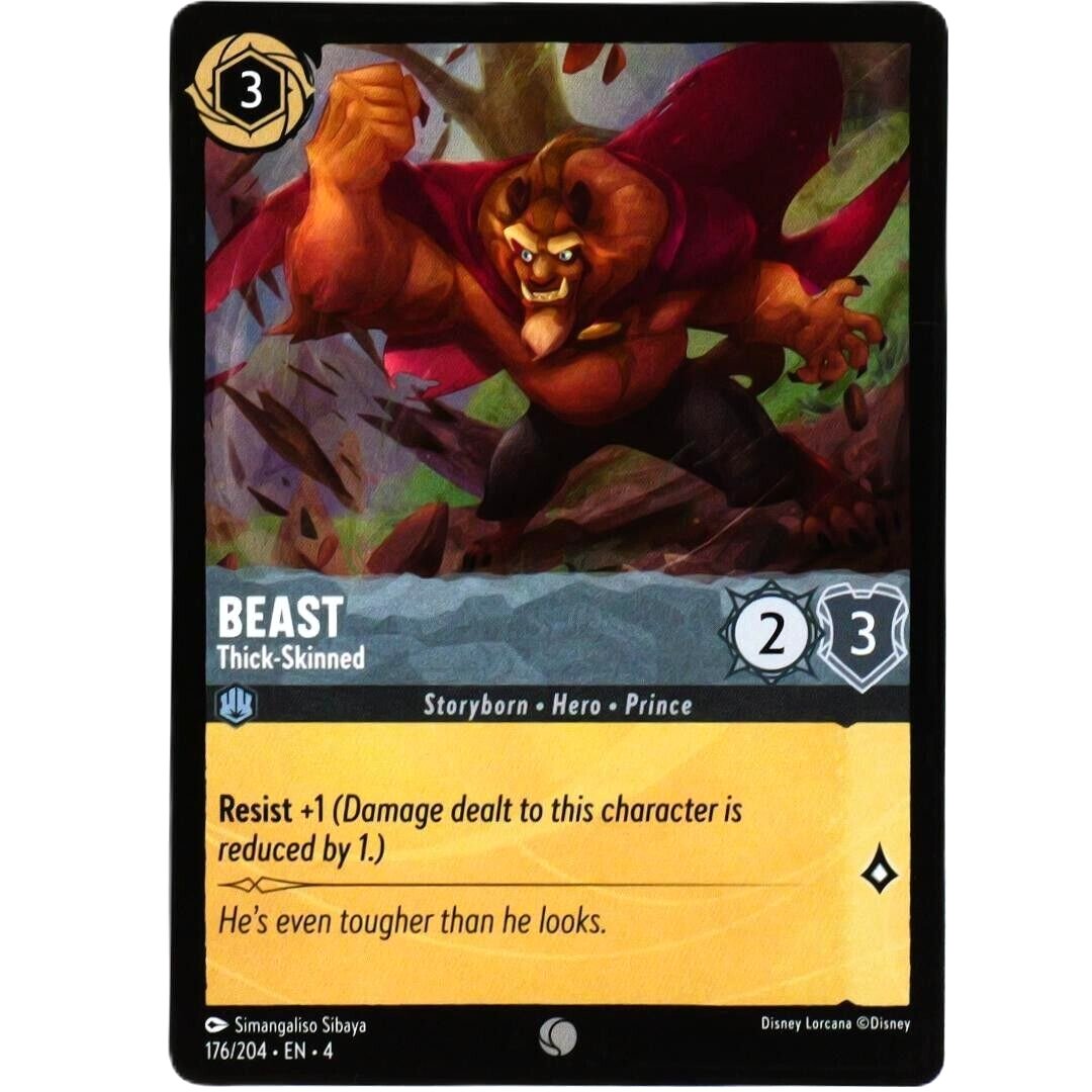 Beast Thick-Skinned - Common - Disney Lorcana TCG Ursula's Return #176/204