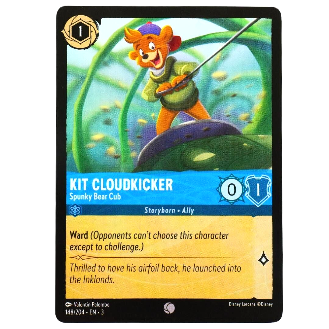 Kit Cloudkicker Spunky Bear Cub - Disney Lorcana TCG Into the Inklands #148/204