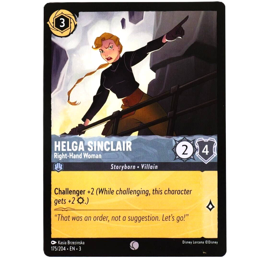 Helga Sinclair Right-Hand Woman - Disney Lorcana TCG Into the Inklands #175/204