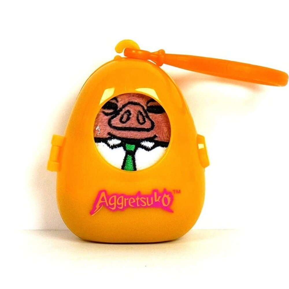 Aggretsuko Cutie Beans Series 1 - Director Tom with Clip Case - Like New