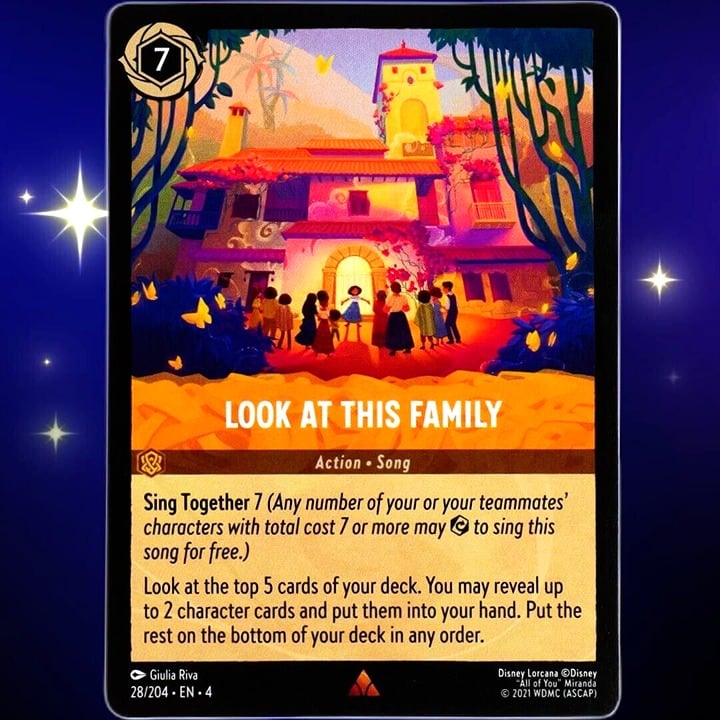 Look At This Family - Rare - Disney Lorcana TCG Ursula's Return #28/204