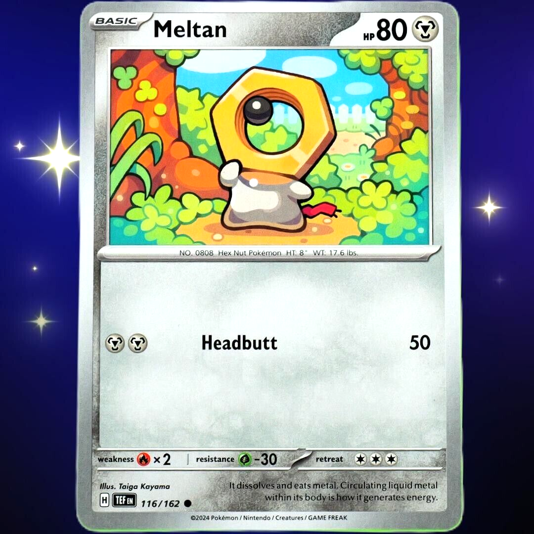 Meltan - Common - Pokemon TCG Scarlet & Violet Temporal Forces #116/162