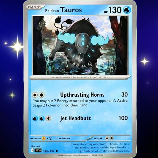 Paldean Tauros - Uncommon - Pokemon TCG Surging Sparks #039/191