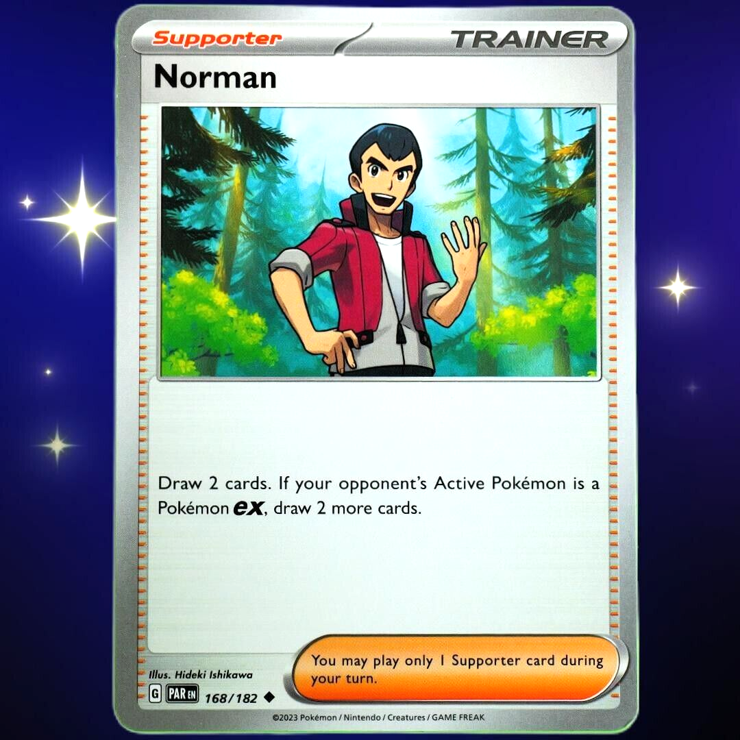 Norman - Uncommon - Pokemon TCG Scarlet & Violet Paradox Rift #168/182