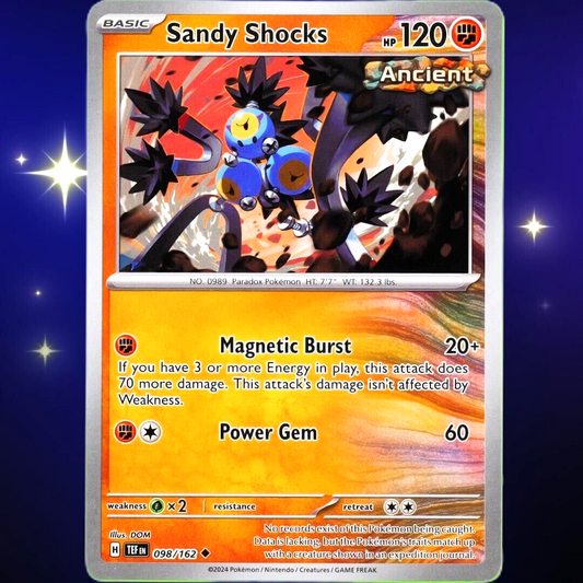 Sandy Shocks - Uncommon - Pokemon TCG Scarlet & Violet Temporal Forces #098/162