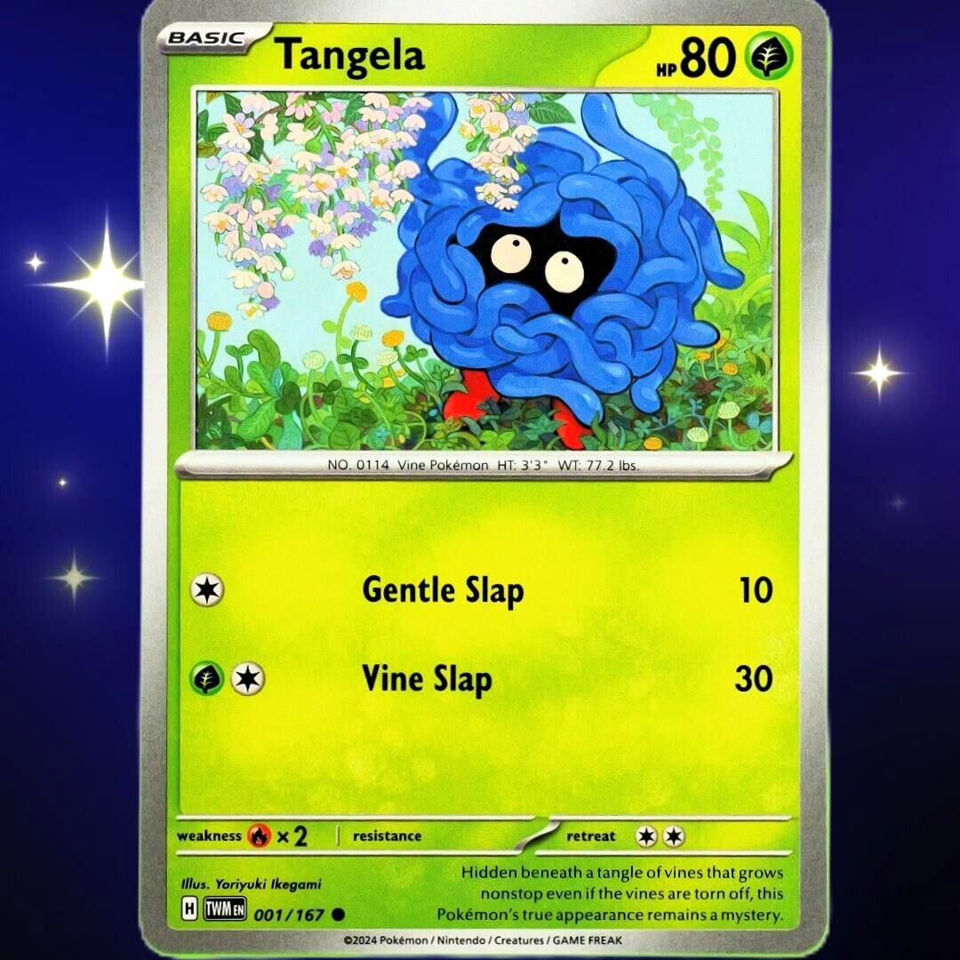 Tangela - Common - Pokemon TCG Scarlet & Violet Twilight Masquerade #001/167