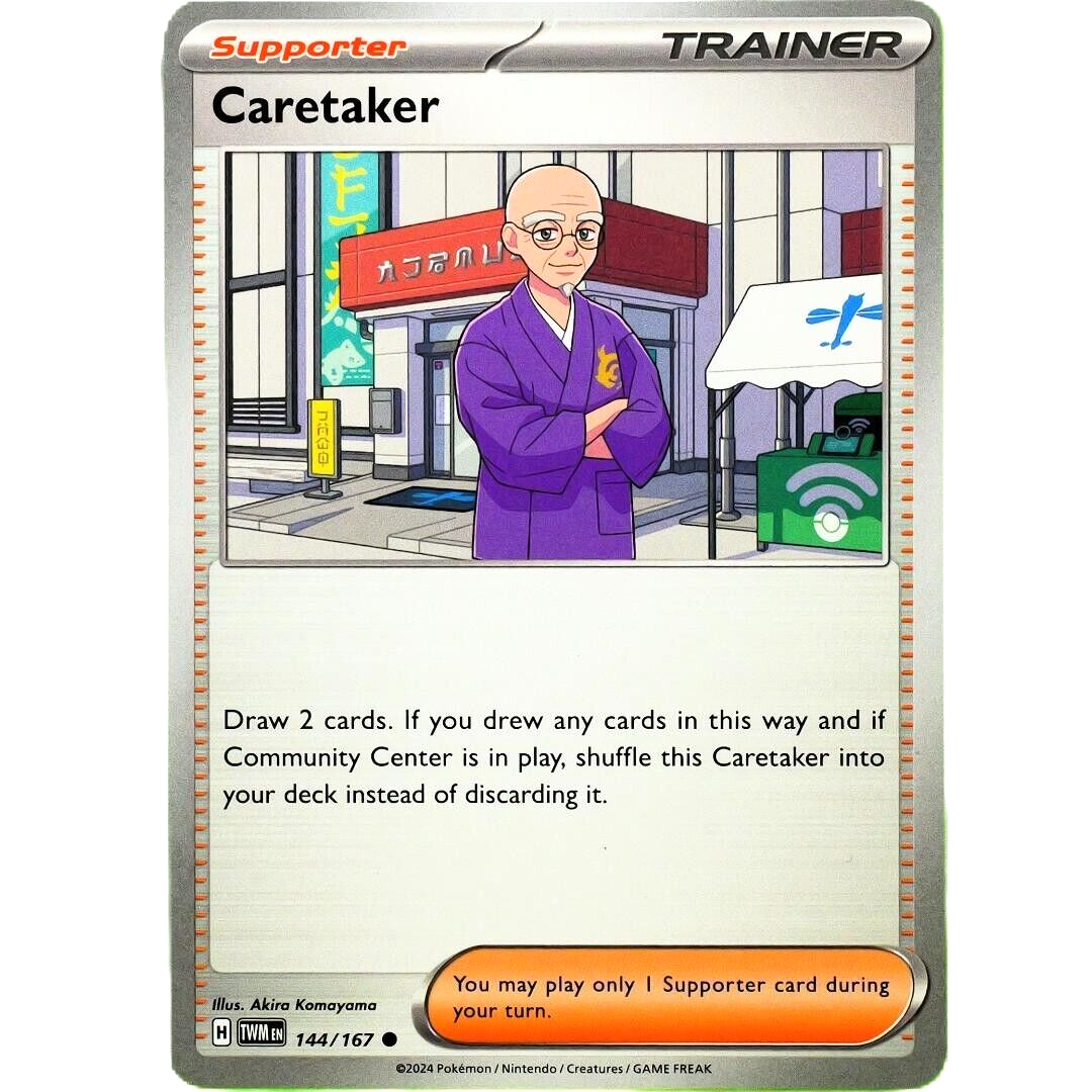Caretaker - Common - Pokemon TCG Scarlet & Violet Twilight Masquerade #144/167