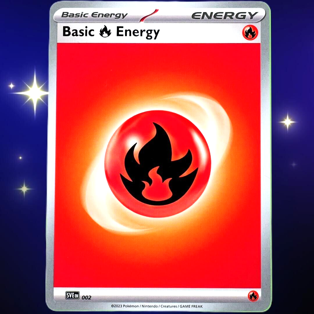 Basic Energy - Fire - Pokemon TCG Scarlet & Violet #002 - Set of 5