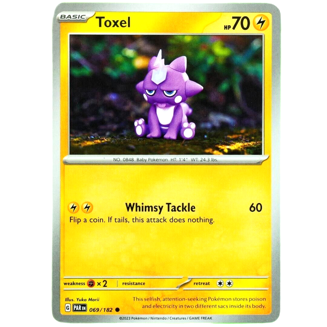 Toxel - Common - Pokemon TCG Scarlet & Violet Paradox Rift #069/182