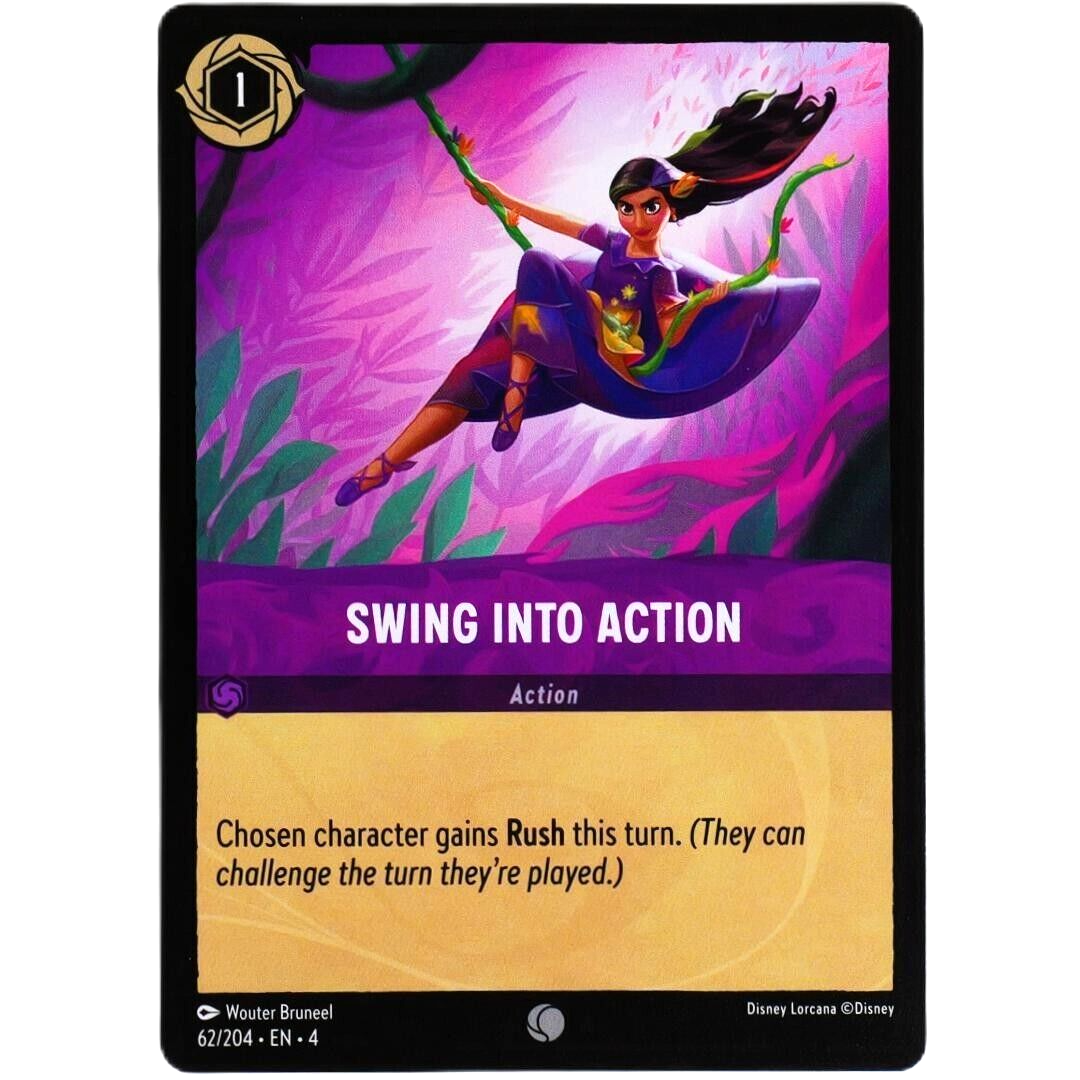 Swing Into Action - Common - Disney Lorcana TCG Ursula's Return #62/204