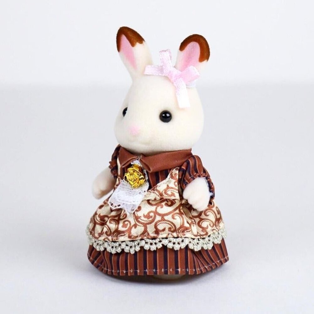 Sylvanian Families C-74 Chocolate Rabbit Sister - Limited Edition