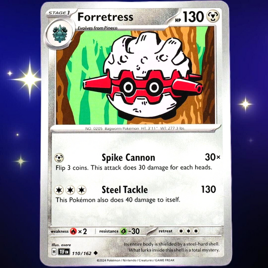 Forretress - Uncommon - Pokemon TCG Scarlet & Violet Temporal Forces #110/162