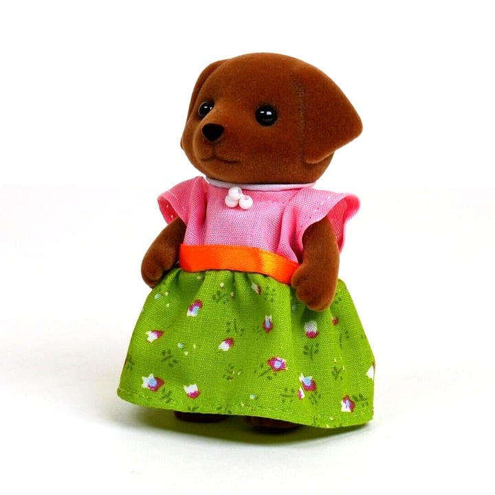 Calico Critters Chocolate Labrador Mother - Like New